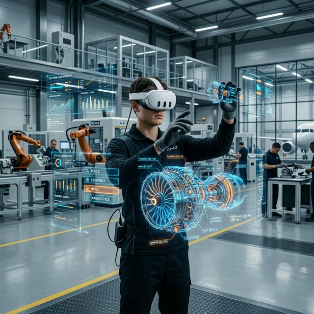 VR Corporate and Industrial Training Simulation with Meta Quest 3